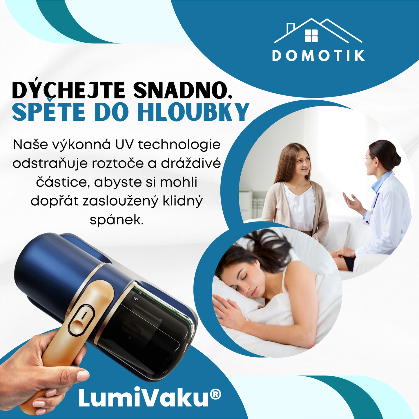 LumiVaku® ruční vysavač s UV technologiemi