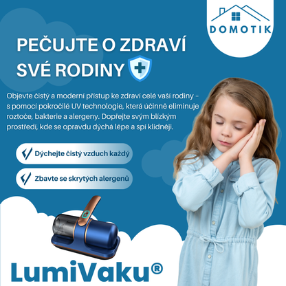 LumiVaku® ruční vysavač s UV technologiemi