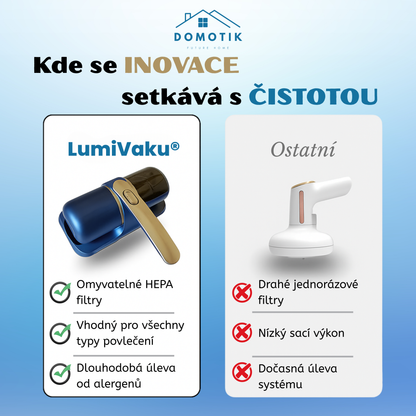 LumiVaku® ruční vysavač s UV technologiemi